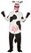 The Costume Center White and Black Halloween Men Cow Costume